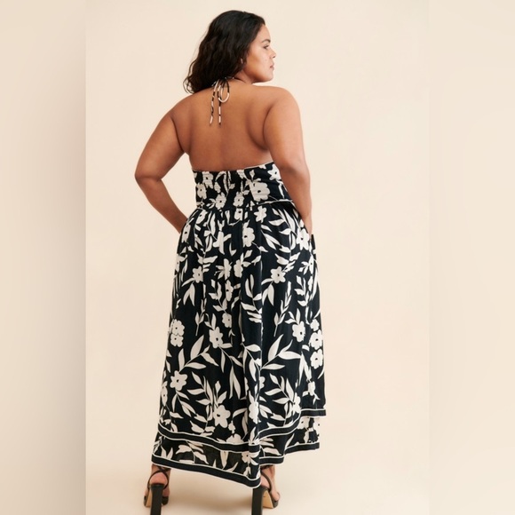 Halter Floral Maxi Dress - Picture 3 of 8